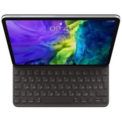 Беспроводная клавиатура Apple Smart Keyboard Folio для iPad Pro 11" (2020) немецкая - фото 6339