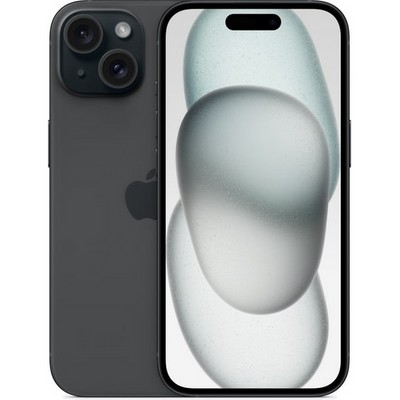 Смартфон Apple iPhone 15 128 ГБ, eSIM, черный - фото 14165