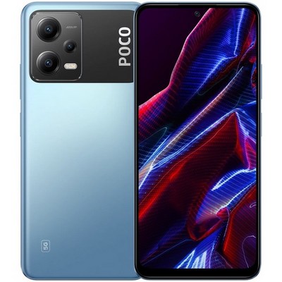 Смартфон Xiaomi POCO X5 5G 8/256 ГБ RU, Dual nano SIM, голубой - фото 8932