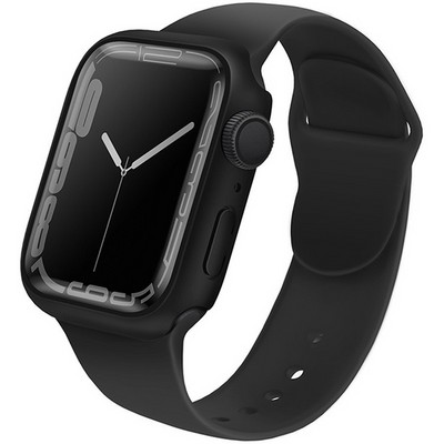 Чехол со стеклом Uniq LEGION +9H glass для Apple Watch 45 мм, цвет черный (45MM-LEGNBLK) - фото 4790