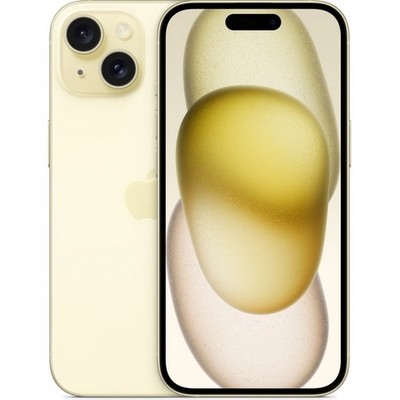 Смартфон Apple iPhone 15 512 ГБ, eSIM, желтый - фото 13098