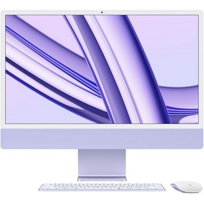 Моноблок Apple iMac 24" Retina 4,5K 2023 (Apple M3, 10-Core GPU, 8 Гб, 512 Гб SSD) Z19Q, фиолетовый - фото 14927