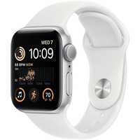 Умные часы Apple Watch Series SE Gen 2 40 мм Aluminium Case, Silver White Sport Band M/L