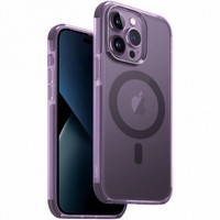 Чехол Uniq HYBRID MAGCLICK CHARGING (MagSafe) COMBAT для iPhone 14 Pro 6.1", фиолетовый (PURPLE)