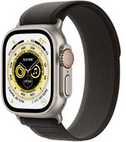 Умные часы Apple Watch Ultra 49 мм Titanium Case Cellular, титановый/черно-серый Trail Loop (Size S/M)