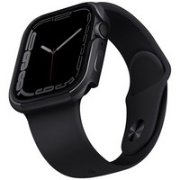 Чехол металлический Uniq Valencia для Apple Watch 45/44 мм, цвет графит (45MM-VALGRP)