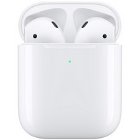 Беспроводные наушники Apple AirPods 2 с беспроводным зарядным футляром MRXJ2, белый