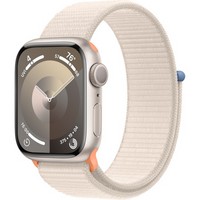 Умные часы Apple Watch Series 9, 41 мм, корпус из алюминия цвета «сияющая звезда», ремешок Sport Loop сияющая звезда