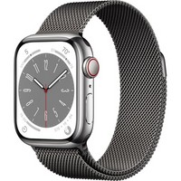 Умные часы Apple Watch Series 8 41 мм Steel Case Cellular, graphite milanese