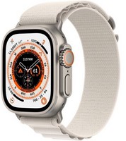 Умные часы Apple Watch Ultra 49 мм Titanium Case Cellular, титановый/звездный Alpine Loop (Size L)