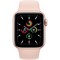 Умные часы Apple Watch SE, 40 мм, корпус из алюминия золотого цвета, спортивный ремешок цвета «розовый песок» MYDN2RU - фото 12138