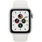 Умные часы Apple Watch SE, 40 мм, корпус из алюминия серебристого цвета, спортивный ремешок белого цвета MYDM2RU - фото 12142