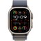 Умные часы Apple Watch Ultra 2 GPS + Cellular, 49 мм, корпус из титана, ремешок Alpine синего цвета - фото 14675