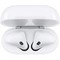Беспроводные наушники Apple AirPods 2 с беспроводным зарядным футляром MRXJ2, белый - фото 13960