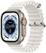 Умные часы Apple Watch Ultra 49 мм Titanium Case Cellular, титановый/белый Ocean Band - фото 6091